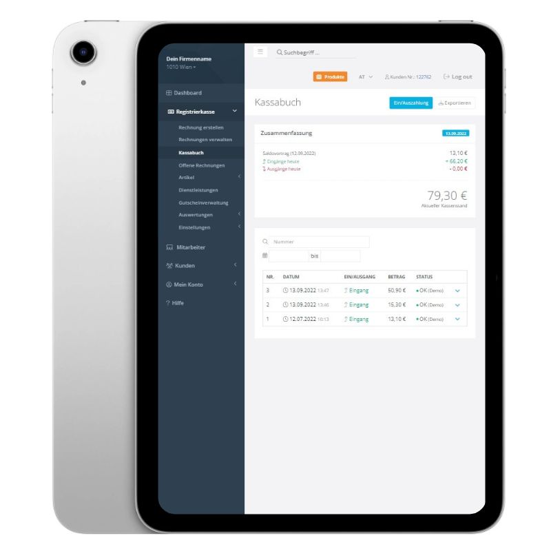 Apple iPad 11", Wi-Fi 128GB stehend