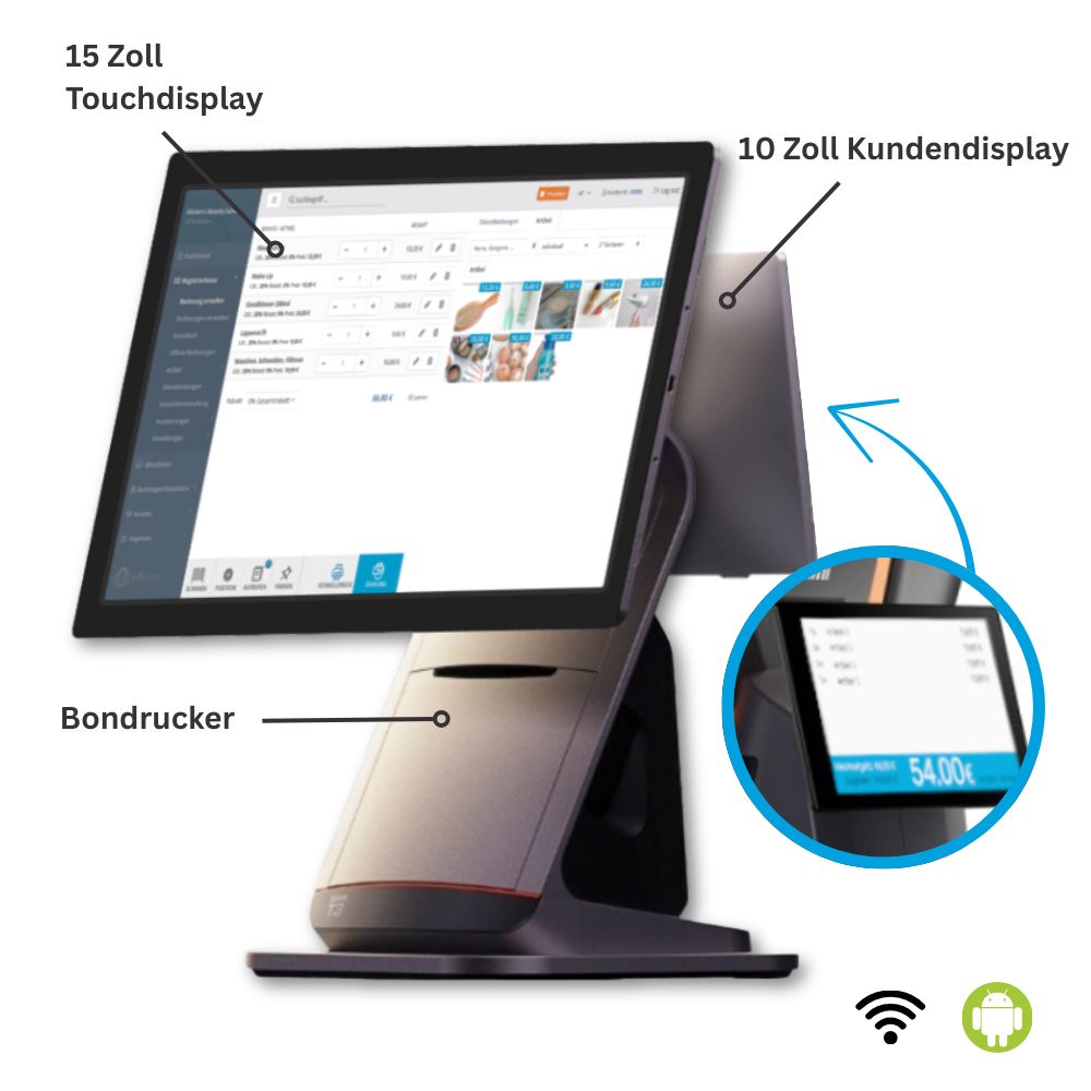 helloPOS Duo inkl. helloCash Premium für 1 Monat