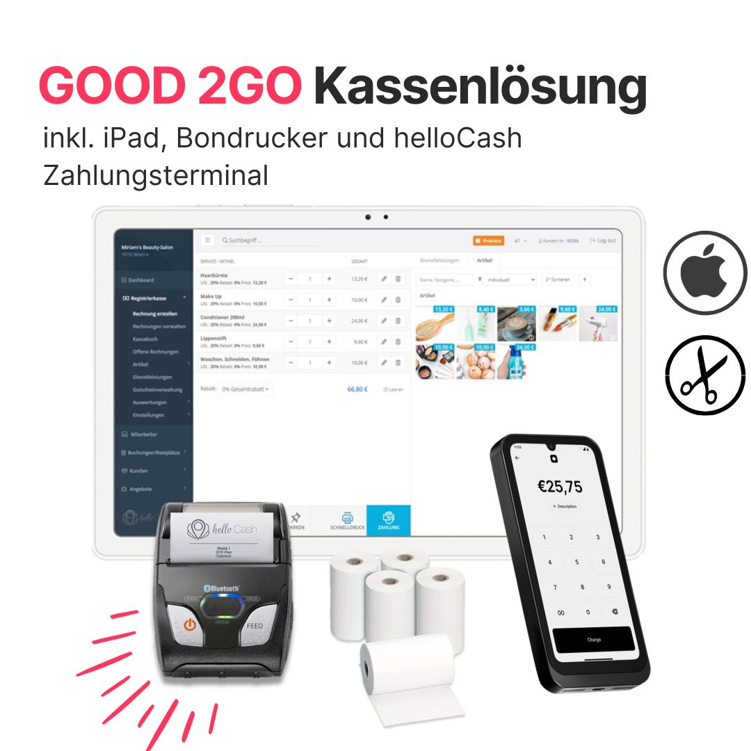 Good2GO All-in-One Lösung mit iPad für mobile Unternehmen