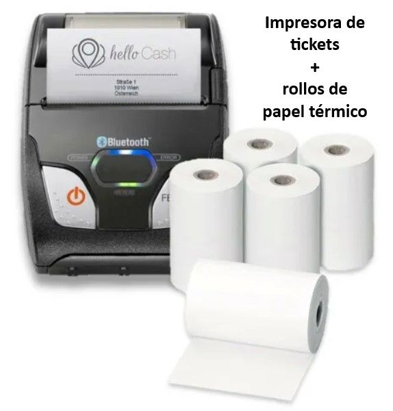 Pack de impresora de tickets Star SM-S230i con papel térmico